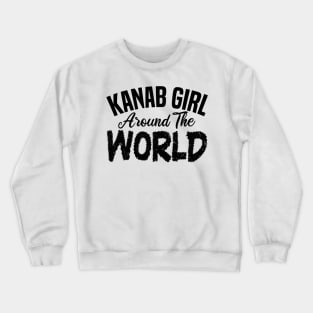 kanab girl around the world Crewneck Sweatshirt